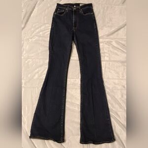 rag & bone Dark Blue Flare Jeans